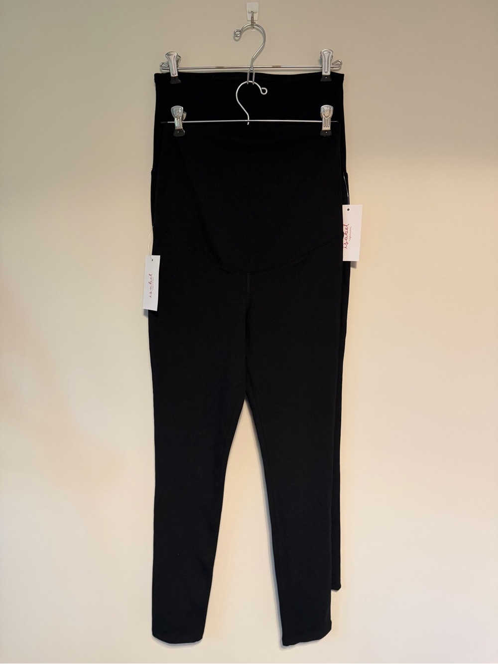 Isabel Maternity High Waisted Black Leggings Set of 2 - NWT